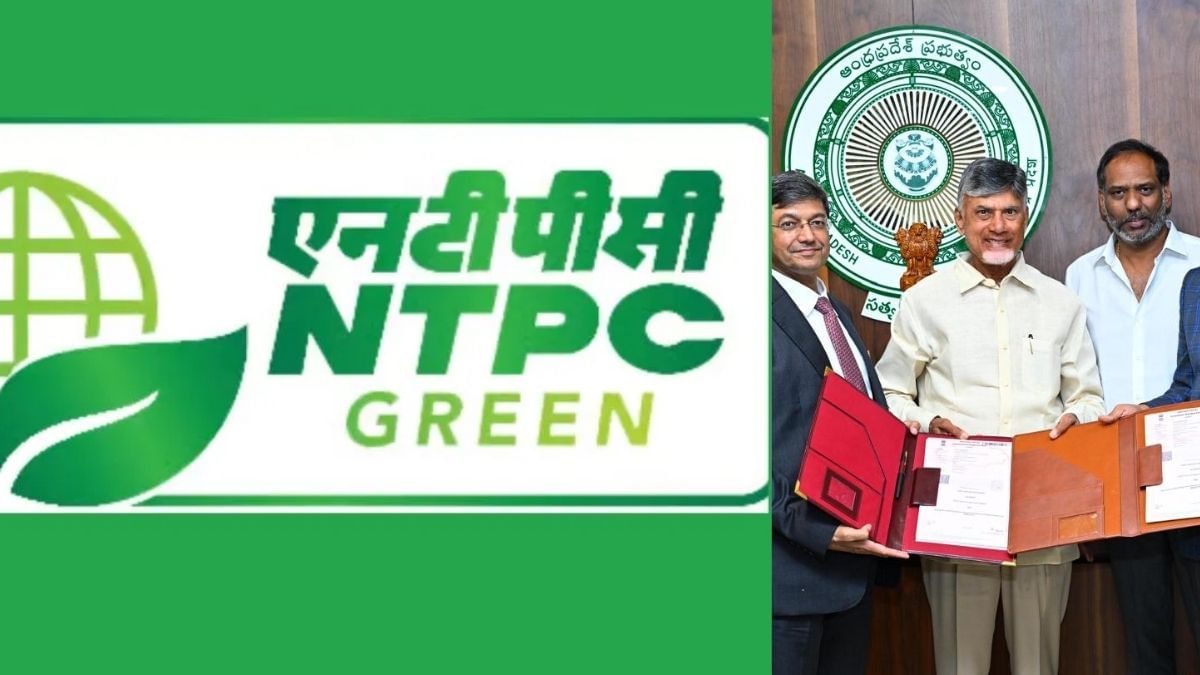 NTPC Green ने साइन की 2 लाख करोड़ की डील, उछलकर इतने रुपये पर पहुंचा GMP NTPC Green ने साइन की 2 लाख करोड़ की डील, उछलकर इतने रुपये पर पहुंचा GMP