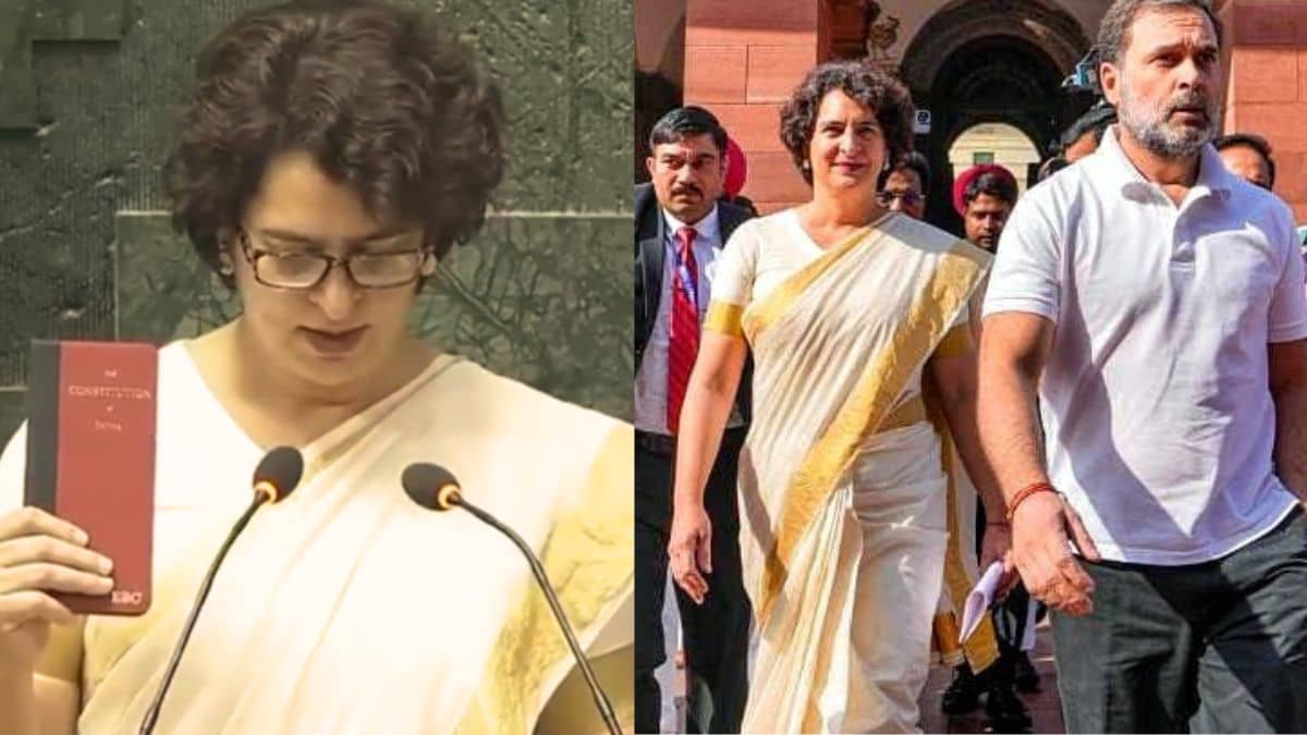 प्रियंका गांधी की साड़ी हुई वायरल, लाखों में है कीमत; केरल से है हजारों साल पुराना नाता प्रियंका गांधी की साड़ी हुई वायरल, लाखों में है कीमत; केरल से है हजारों साल पुराना नाता