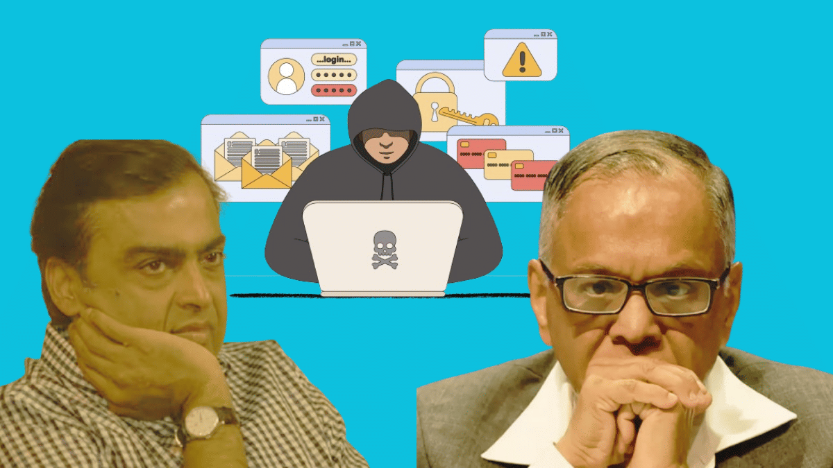 हैकर्स ने नारायण मूर्ति और मुकेश अंबानी को भी नहीं छोड़ा, उनके नाम पर लूट लिए 80 लाख हैकर्स ने नारायण मूर्ति और मुकेश अंबानी को भी नहीं छोड़ा, उनके नाम पर लूट लिए 80 लाख