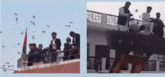 शादी में नोटों की बारिश, दुल्हन लाने से पहले घर की छत पर चढ़ लुटाए 20 लाख रुपये शादी में नोटों की बारिश, दुल्हन लाने से पहले घर की छत पर चढ़ लुटाए 20 लाख रुपये