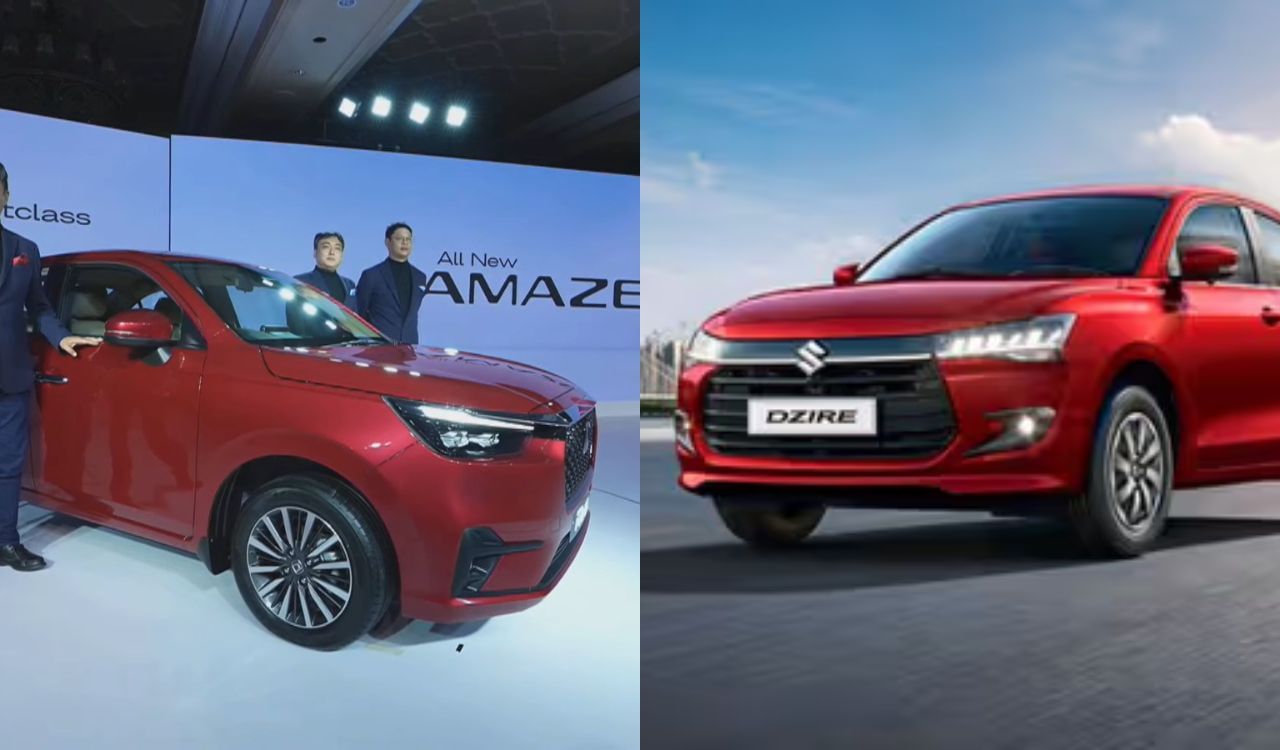 Honda Amaze Vs Maruti Dzire में कौन सस्ता, जानें किसमें मिलेंगे ज्यादा धांसू फीचर्स Honda Amaze Vs Maruti Dzire में कौन सस्ता, जानें किसमें मिलेंगे ज्यादा धांसू फीचर्स
