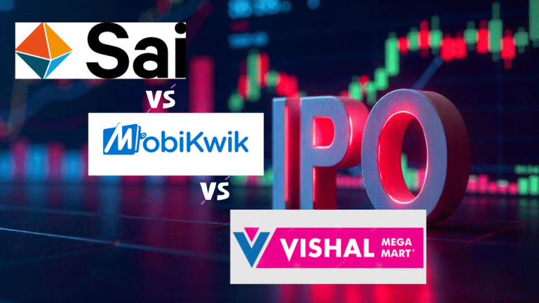 GMP के मामले में MobiKwik IPO निकला आगे, Vishal Mega Mart और Sai Life Sciences का जानें हाल