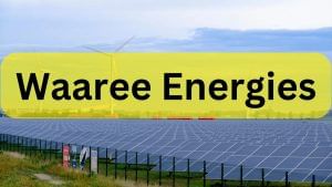 Waaree Energies ने फिर तोड़े रिकॉर्ड, 1 लाख करोड़ पार पहुंचा मार्केट कैप; 52 वीक हाई पर स्टॉक