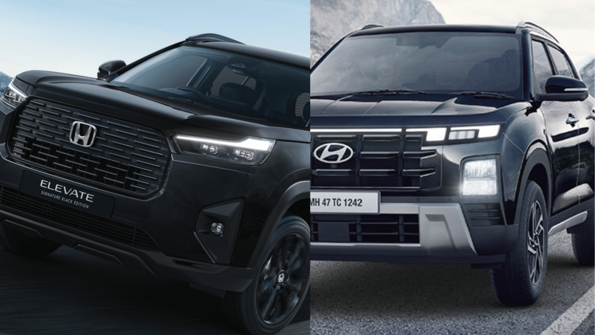 Honda Elevate Black Edition vs Hyundai Creta Knight Edition: इंजन से लेकर कीमत तक, किसमें कितना है दम?