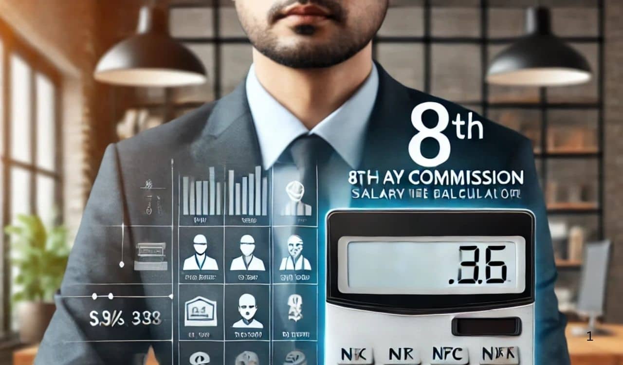 8th Pay Commission Salary Wise Calculator: अपनी सैलरी पर ऐसे कैलकुलेट करें फिटमेंट फैक्टर, जानें कितना बढ़ेगा पैसा 8th Pay Commission Salary Wise Calculator: अपनी सैलरी पर ऐसे कैलकुलेट करें फिटमेंट फैक्टर, जानें कितना बढ़ेगा पैसा
