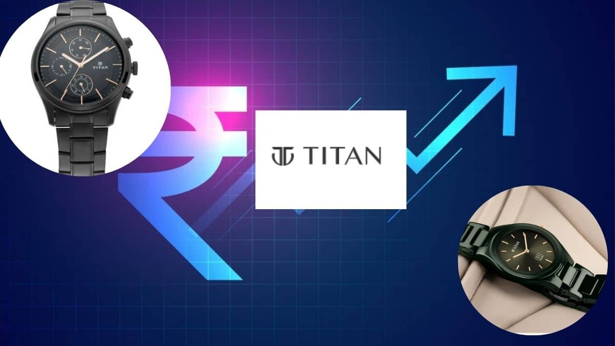 Titan के शेयरों में क्या हो स्ट्रेटजी? ब्रोकरेज हाउस ने दिया दमदार टारगेट, यहां तक जा सकता है भाव Titan के शेयरों में क्या हो स्ट्रेटजी? ब्रोकरेज हाउस ने दिया दमदार टारगेट, यहां तक जा सकता है भाव