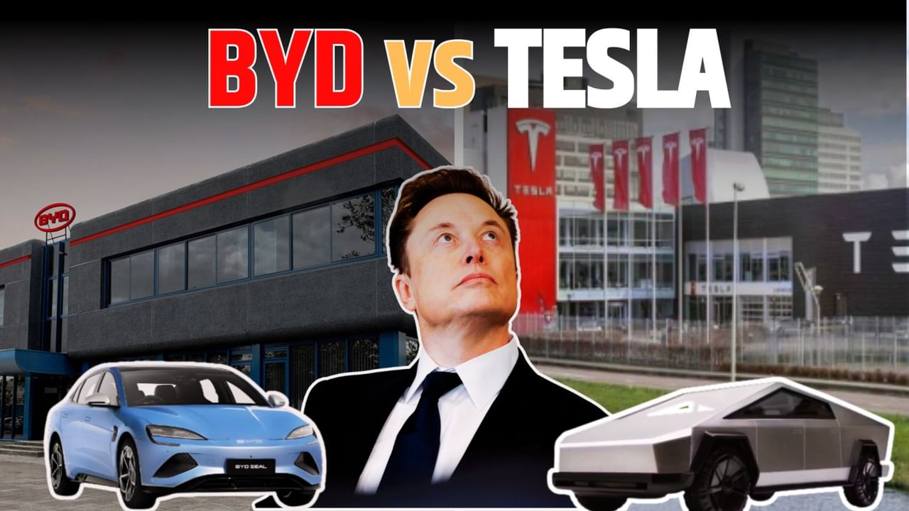 Tesla के लिए सिरदर्द बनी BYD, 5 मिनट चार्जिंग का क्या तोड़ निकाल पाएंगे मस्क, देखें किसकी कार में कितना दम