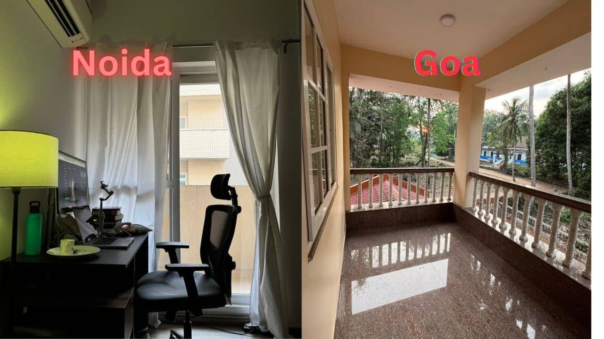 नोएडा में लगता था 60 हजार किराया, इंजीनियर ने NCR छोड़ गोवा में 19000 रुपये में ले लिया फ्लैट नोएडा में लगता था 60 हजार किराया, इंजीनियर ने NCR छोड़ गोवा में 19000 रुपये में ले लिया फ्लैट