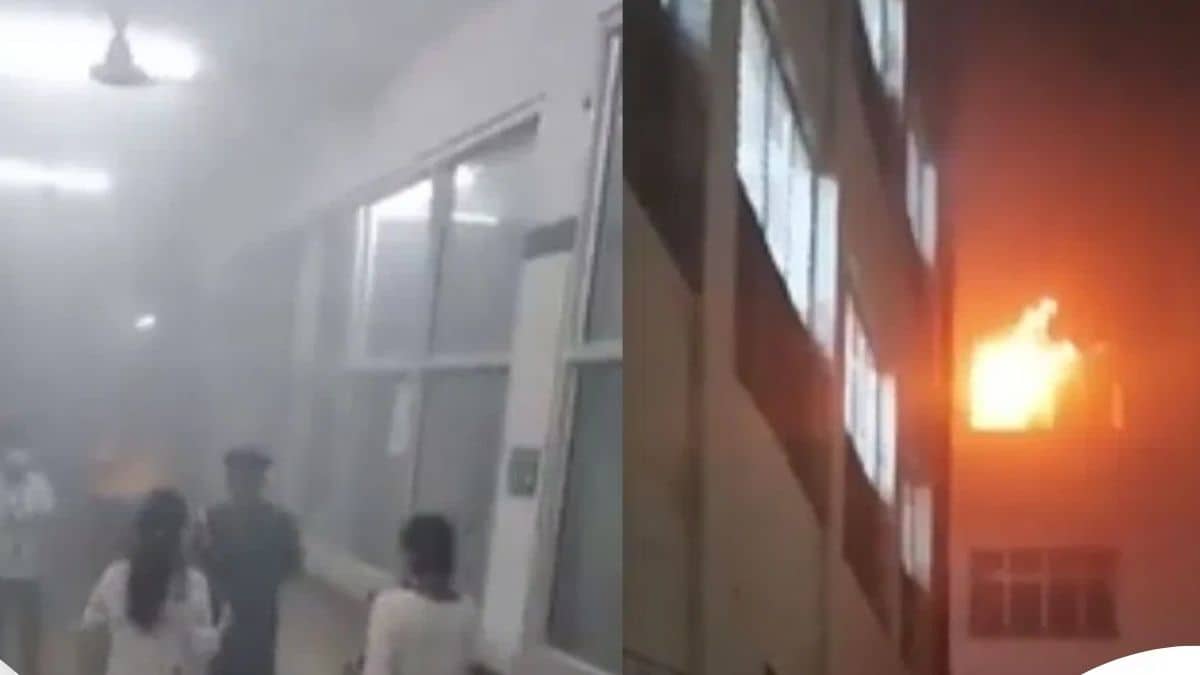 लखनऊ के लोकबंधु अस्पताल में लगी भीषण आग, मरीजों को निकाला गया बाहर, मौके पर पहुंचे डिप्टी CM लखनऊ के लोकबंधु अस्पताल में लगी भीषण आग, मरीजों को निकाला गया बाहर, मौके पर पहुंचे डिप्टी CM