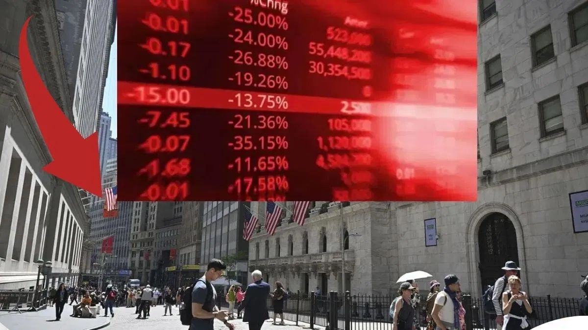 इकोनॉमी में आई गिरावट ने झकझोरा अमेरिकी बाजार, Dow Jones 400 अंकों से अधिक और Nasdaq 2.6 फीसदी टूटा