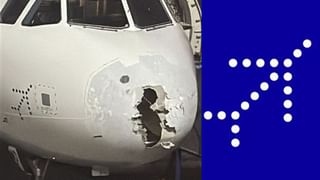 दिल दहला देने वाला वीडियो आया सामने, गिरते ओले में फंसी IndiGo फ्लाइट: 227 यात्रियों की बाल-बाल बची जान