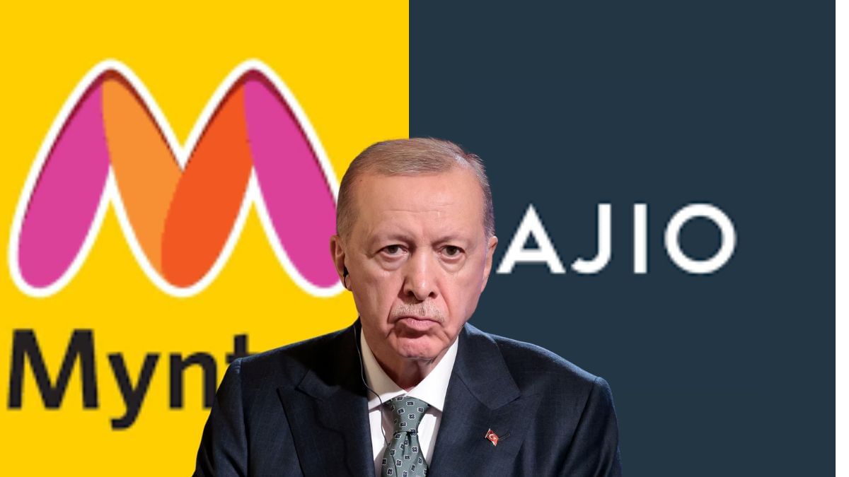 तुर्किये को एक और झटका, Myntra और Ajio ने कपड़ा ब्रांड्स का किया बॉयकाट, Reliance ने भी तोड़ी साझेदारी तुर्किये को एक और झटका, Myntra और Ajio ने कपड़ा ब्रांड्स का किया बॉयकाट, Reliance ने भी तोड़ी साझेदारी