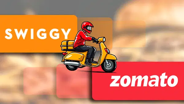 त्योहारों से पहले ऑनलाइन फूड डिलीवरी हुई महंगी! Zomato, Swiggy और magicpin ने बढ़ाई प्लेटफॉर्म फीस त्योहारों से पहले ऑनलाइन फूड डिलीवरी हुई महंगी! Zomato, Swiggy और magicpin ने बढ़ाई प्लेटफॉर्म फीस