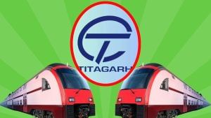 11200 करोड़ की ऑर्डर बुक के साथ दौड़ रहा Titagarh, अब पुणे मेट्रो से मिला बड़ा ऑर्डर; 5 साल में दिया 2500% से ज्यादा का रिटर्न 11200 करोड़ की ऑर्डर बुक के साथ दौड़ रहा Titagarh, अब पुणे मेट्रो से मिला बड़ा ऑर्डर; 5 साल में दिया 2500% से ज्यादा का रिटर्न