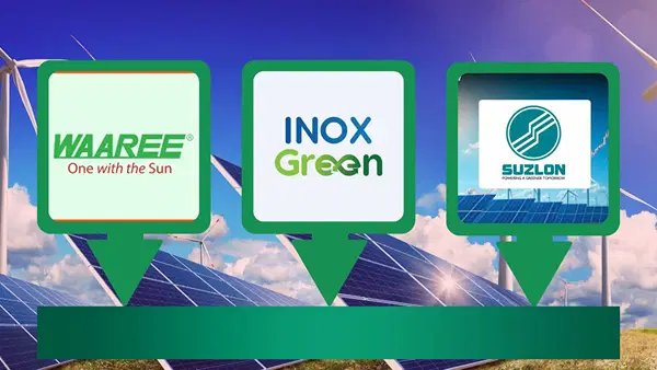 Inox, Waaree या Suzlon Energy किसका फाइनेंस है मजबूत? लगातार घटा रहीं हैं कर्ज; जानें टॉप 5 ग्रीन एनर्जी स्टॉक्स का हाल Inox, Waaree या Suzlon Energy किसका फाइनेंस है मजबूत? लगातार घटा रहीं हैं कर्ज; जानें टॉप 5 ग्रीन एनर्जी स्टॉक्स का हाल