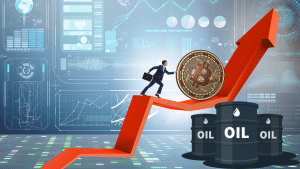 Bitcoin में आएगी 16% की तेजी! तेल की कीमतों ने फिर ट्रिगर किया पुराना पैटर्न, कहां तक जा सकता है भाव? Bitcoin में आएगी 16% की तेजी! तेल की कीमतों ने फिर ट्रिगर किया पुराना पैटर्न, कहां तक जा सकता है भाव?
