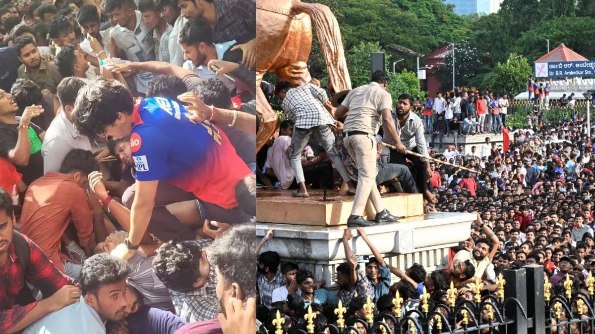 बेंगलुरु भगदड़ मामले में RCB, इवेंट मैनेजमेंट और कर्नाटक क्रिकेट बोर्ड पर FIR ; 8 अफसर सस्पेंड बेंगलुरु भगदड़ मामले में RCB, इवेंट मैनेजमेंट और कर्नाटक क्रिकेट बोर्ड पर FIR ; 8 अफसर सस्पेंड