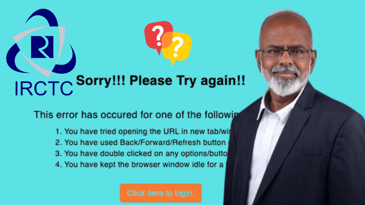 इस अरबपति ने तत्काल टिकट बुकिंग को बताया मजाक, बोला ऐसे दूर हो जाएगी प्रॉब्लम; अगर IRCTC करे ये काम इस अरबपति ने तत्काल टिकट बुकिंग को बताया मजाक, बोला ऐसे दूर हो जाएगी प्रॉब्लम; अगर IRCTC करे ये काम