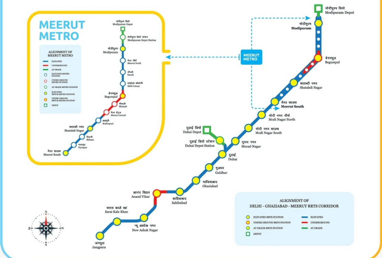 Delhi to Meerut 55 मिनट में, Namo Bharat RRTS कॉरिडोर पूरी तरह शुरू