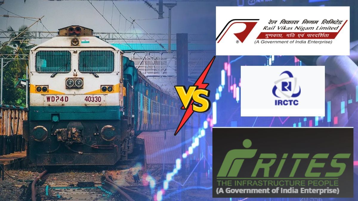 IRCTC vs RITES vs RVNL: ये है रेलवे का कमाऊ पूत, जो डिविडेंड से भरता है झोली; जानें रिटर्न में टॉप पर कौन IRCTC vs RITES vs RVNL: ये है रेलवे का कमाऊ पूत, जो डिविडेंड से भरता है झोली; जानें रिटर्न में टॉप पर कौन