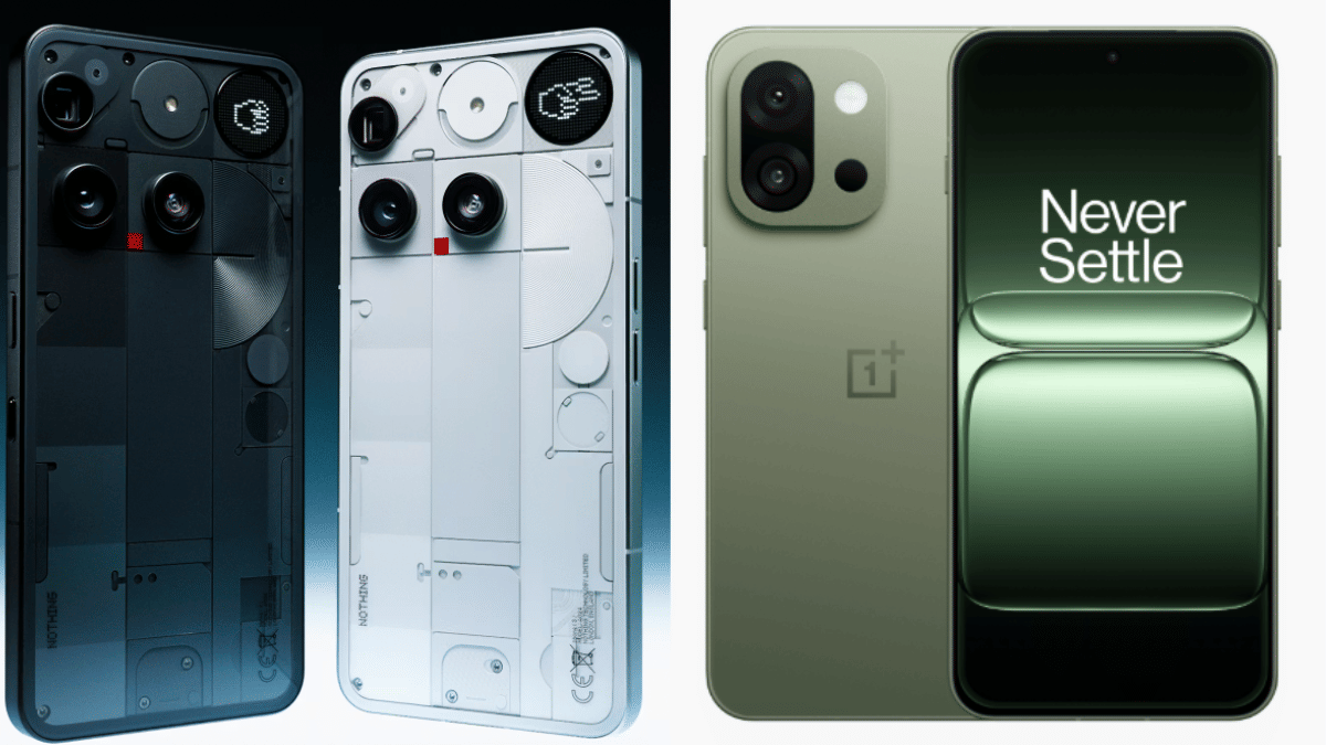 Nothing Phone 3 या OnePlus 13s? जानें परफॉर्मेंस, कैमरा और बैटरी में कौन है आगे, जानें कितनी है कीमत Nothing Phone 3 या OnePlus 13s? जानें परफॉर्मेंस, कैमरा और बैटरी में कौन है आगे, जानें कितनी है कीमत