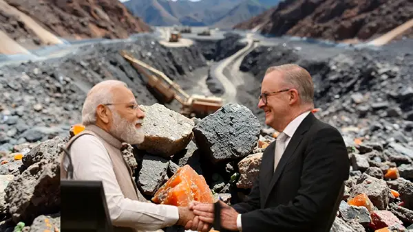 भारत-ऑस्ट्रेलिया की जोड़ी तोड़ेगी चीन का वर्चस्व ! रेयर अर्थ मैटेरियल के लिए बड़ी डील की तैयारी भारत-ऑस्ट्रेलिया की जोड़ी तोड़ेगी चीन का वर्चस्व ! रेयर अर्थ मैटेरियल के लिए बड़ी डील की तैयारी