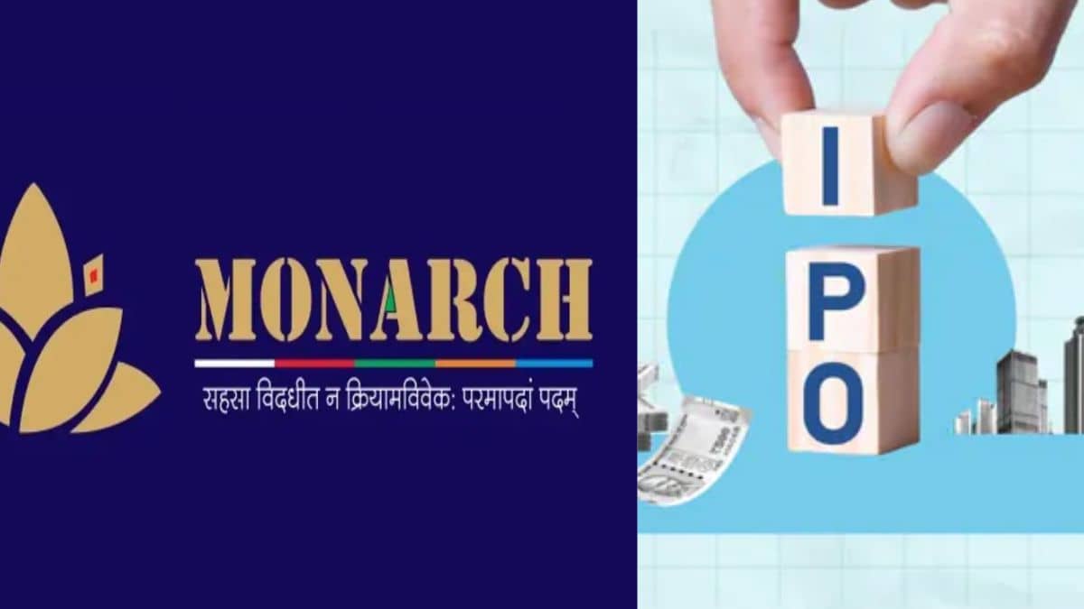 Monarch Surveyors IPO ने मचाया तहलका, खुलते ही 100 फीसदी से ज्यादा सब्सक्राइब GMP पहुंचा ₹165 Monarch Surveyors IPO ने मचाया तहलका, खुलते ही 100 फीसदी से ज्यादा सब्सक्राइब GMP पहुंचा ₹165