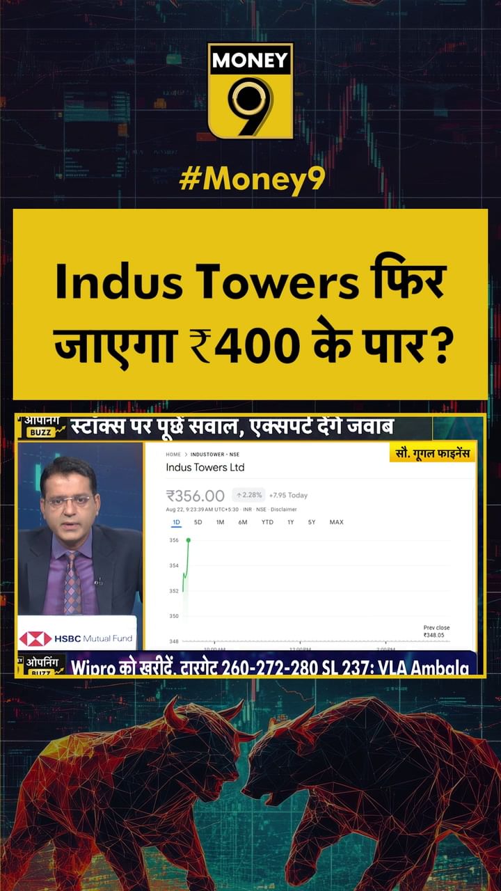Indus Towers फिर जाएगा ₹400 के पार?