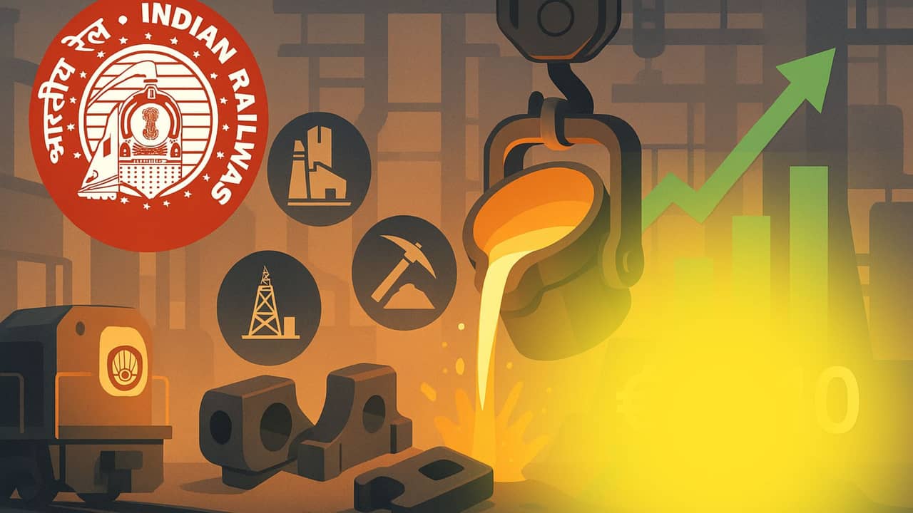 46 रुपये के शेयर वाली कंपनी को रेलवे से मिला तगड़ा ऑर्डर, शेयर हुआ रॉकेट; ऑर्डर बुक में आई बहार 46 रुपये के शेयर वाली कंपनी को रेलवे से मिला तगड़ा ऑर्डर, शेयर हुआ रॉकेट; ऑर्डर बुक में आई बहार