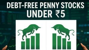 ₹5 से कम दाम और 740% रिटर्न! बिना कर्ज वाले ये पेनी स्टॉक्स कर सकते हैं मालामाल ₹5 से कम दाम और 740% रिटर्न! बिना कर्ज वाले ये पेनी स्टॉक्स कर सकते हैं मालामाल