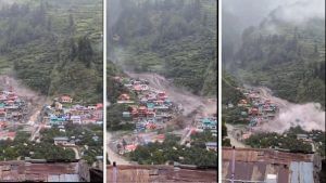 उत्तरकाशी के धराली में बादल फटने से मचा हाहाकार, चंद सेकेंड में मलबा आया और तबाही मचा गया उत्तरकाशी के धराली में बादल फटने से मचा हाहाकार, चंद सेकेंड में मलबा आया और तबाही मचा गया