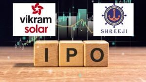 Vikram Solar vs Shreeji IPO: लिस्टिंग से पहले ही थमा GMP का पहिया, कल होगी एंट्री, अब मुनाफे पर नजर Vikram Solar vs Shreeji IPO: लिस्टिंग से पहले ही थमा GMP का पहिया, कल होगी एंट्री, अब मुनाफे पर नजर
