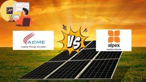 ACME vs Alpex Solar: सोलर सेक्टर के 2 बाजीगर का मुकाबला! जानें वैल्यूएशन और प्रॉफिट में कौन है स्टार? ACME vs Alpex Solar: सोलर सेक्टर के 2 बाजीगर का मुकाबला! जानें वैल्यूएशन और प्रॉफिट में कौन है स्टार?