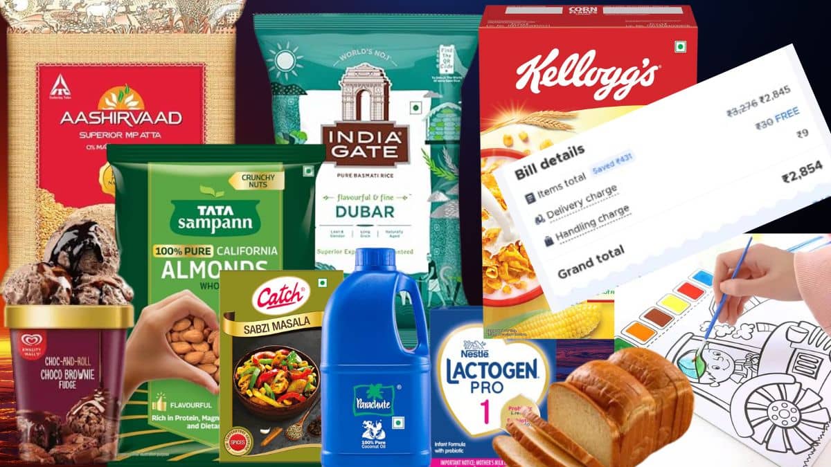 महीने का राशन बिल हो जाएगा कम, जानें आटा-चीनी, पनीर, नमकीन, आइसक्रीम, तेल पर कितना बचेगा पैसा महीने का राशन बिल हो जाएगा कम, जानें आटा-चीनी, पनीर, नमकीन, आइसक्रीम, तेल पर कितना बचेगा पैसा