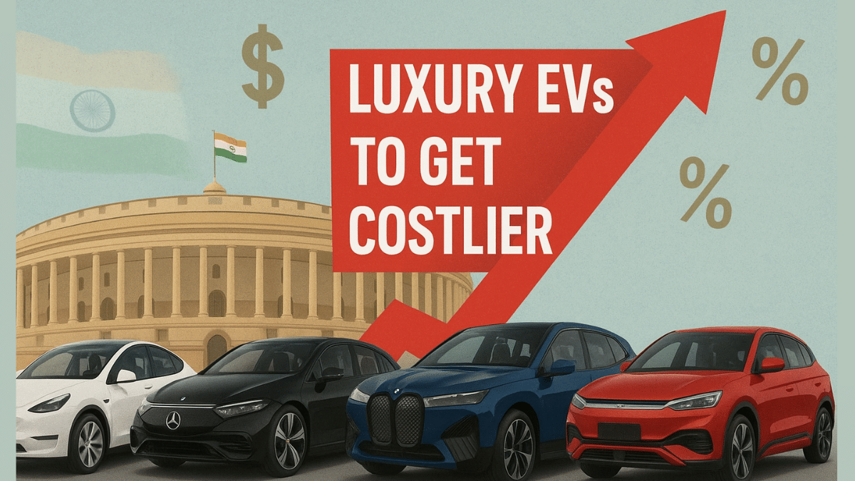महंगी इलेक्ट्रिक कारों पर बढ़ेगा GST! Tesla-BYD-Mercedes चपेट में; टाटा, महिंद्रा, मारुति को सीधा फायदा महंगी इलेक्ट्रिक कारों पर बढ़ेगा GST! Tesla-BYD-Mercedes चपेट में; टाटा, महिंद्रा, मारुति को सीधा फायदा