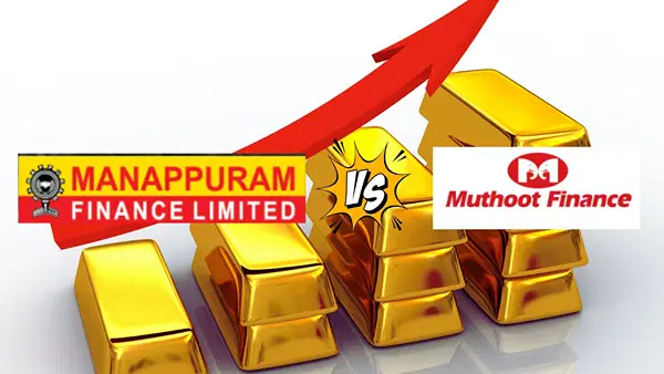 Manappuram Vs Muthoot Finance: सोने जैसा भाग रहे इन कंपनियों के शेयर, जानें कौन बनाएगा धनकुबेर! Manappuram Vs Muthoot Finance: सोने जैसा भाग रहे इन कंपनियों के शेयर, जानें कौन बनाएगा धनकुबेर!