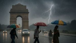दिल्ली में छाते से नहीं मिलेगी निजात, मौसम विभाग ने जारी किया अलर्ट; सोमवार को झमाझम बारिश और तूफान की आशंका दिल्ली में छाते से नहीं मिलेगी निजात, मौसम विभाग ने जारी किया अलर्ट; सोमवार को झमाझम बारिश और तूफान की आशंका