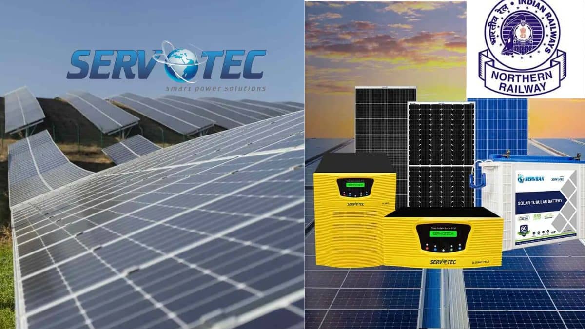 5 साल में 6328% का ताबड़तोड़ रिटर्न, रेवेन्यू भी दमदार, अब इस सोलर कंपनी को रेलवे से मिला 5.75 करोड़ का ठेका 5 साल में 6328% का ताबड़तोड़ रिटर्न, रेवेन्यू भी दमदार, अब इस सोलर कंपनी को रेलवे से मिला 5.75 करोड़ का ठेका