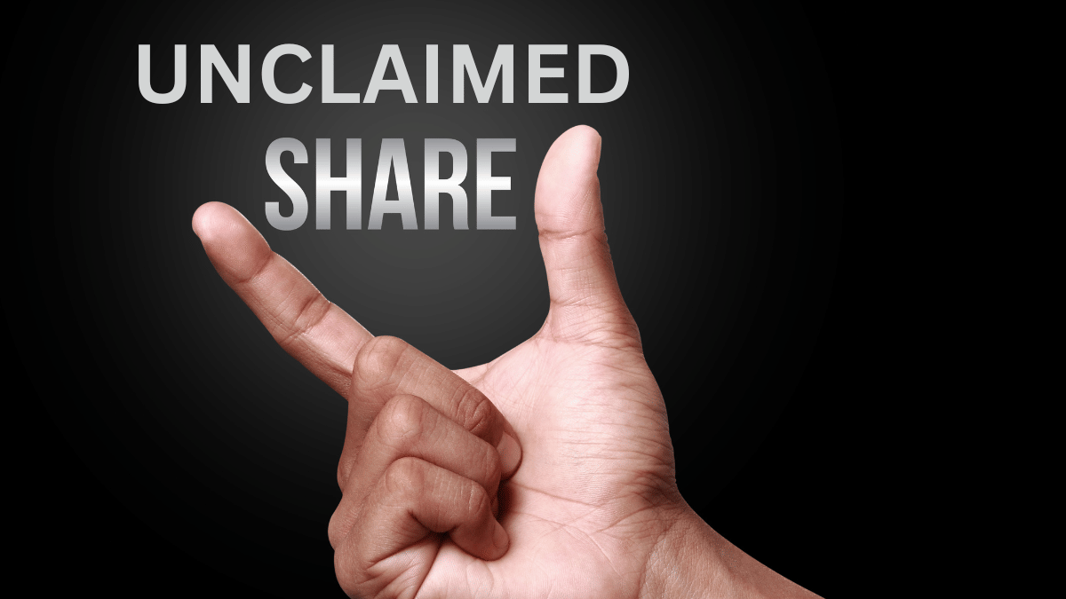 how to claim unclaimed share