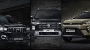 GST कटौती ने दिखाया असर, भारतीय SUV मार्केट में जबरदस्त उछाल; Nexon, Creta और Scorpio ने सितंबर में तोड़े सारे रिकॉर्ड GST कटौती ने दिखाया असर, भारतीय SUV मार्केट में जबरदस्त उछाल; Nexon, Creta और Scorpio ने सितंबर में तोड़े सारे रिकॉर्ड