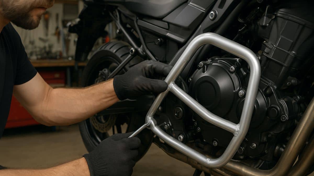 लेग गार्ड लगवाते समय न करें ये गलतियां, बाइक को हो सकता है नुकसान; जानें कैसे करें सही चुनाव लेग गार्ड लगवाते समय न करें ये गलतियां, बाइक को हो सकता है नुकसान; जानें कैसे करें सही चुनाव