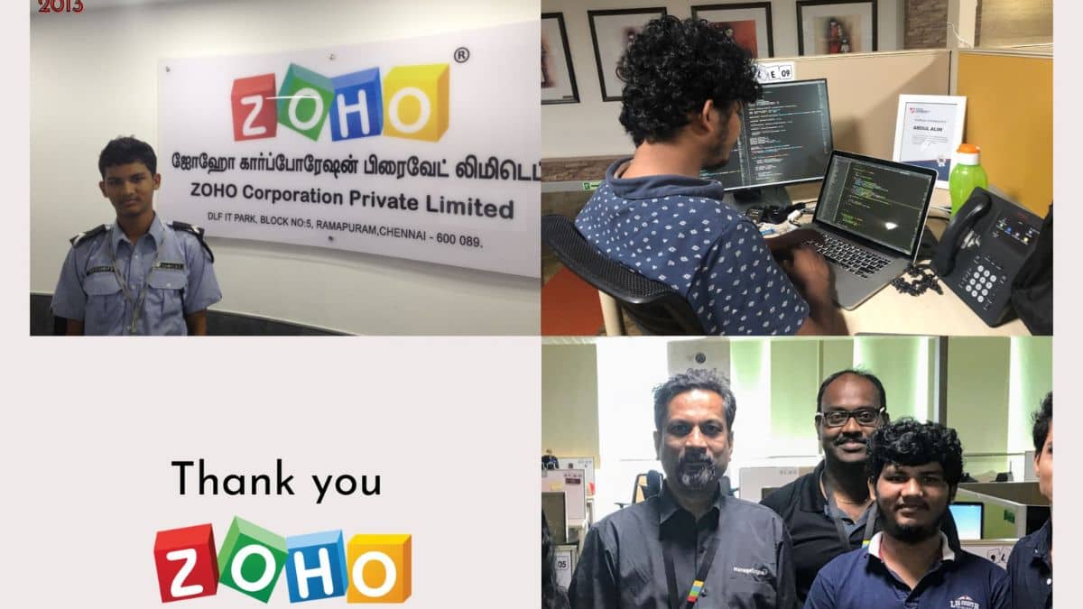 10वीं की पढ़ाई बीच में ही छोड़ 1000 रुपये लेकर घर से निकले, आज Zoho में कर रहे टेक एक्सपर्ट का काम; खूब हो रही चर्चा 10वीं की पढ़ाई बीच में ही छोड़ 1000 रुपये लेकर घर से निकले, आज Zoho में कर रहे टेक एक्सपर्ट का काम; खूब हो रही चर्चा