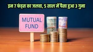 पिछले 5 साल में पैसा हुआ 3 गुना, इन 7 फंड्स का जलवा, जानें लिस्ट का असली बाजीगर कौन? पिछले 5 साल में पैसा हुआ 3 गुना, इन 7 फंड्स का जलवा, जानें लिस्ट का असली बाजीगर कौन?