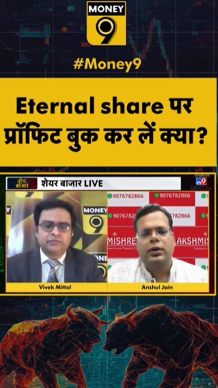Eternal share पर प्रॉफिट बुक कर लें क्या?