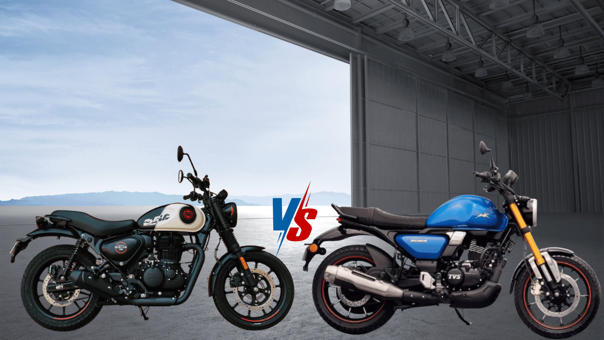 Royal Enfield Hunter Vs TVS Ronin: दोनों में कौन पैसा वसूल, किसका माइलेज बेहतर, दूर करें कन्फ्यूजन Royal Enfield Hunter Vs TVS Ronin: दोनों में कौन पैसा वसूल, किसका माइलेज बेहतर, दूर करें कन्फ्यूजन