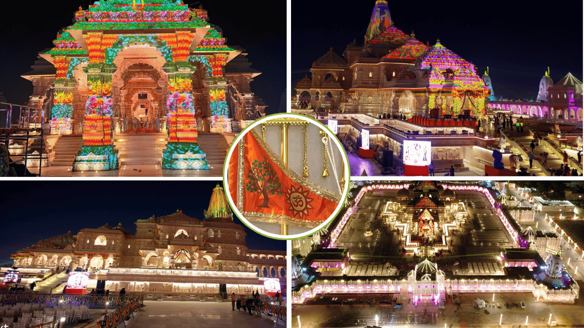 सजी अयोध्या… शिखर पर चमका सूर्य, ॐ और कोविदार वृक्ष, राम मंदिर में पीएम मोदी ने किया ध्वजारोहण; जानें क्या हैं इसके मायने
