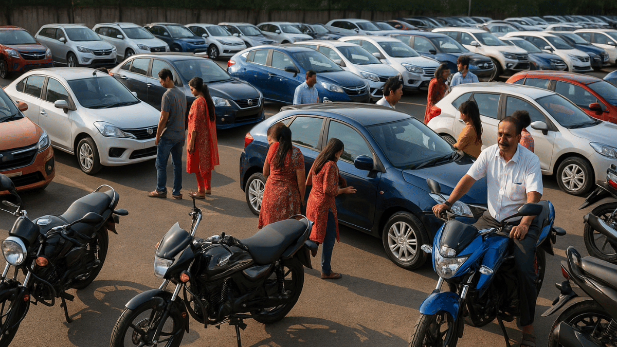 त्योहारी सीजन में गाड़ियों की रिकॉर्ड बिक्री! हर 2 सेकंड में 1 कार और हर सेकंड बिके 3 बाइक त्योहारी सीजन में गाड़ियों की रिकॉर्ड बिक्री! हर 2 सेकंड में 1 कार और हर सेकंड बिके 3 बाइक
