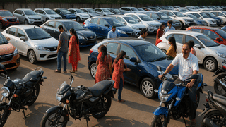 त्योहारी सीजन में गाड़ियों की रिकॉर्ड बिक्री! हर 2 सेकंड में 1 कार और हर सेकंड बिके 3 बाइक