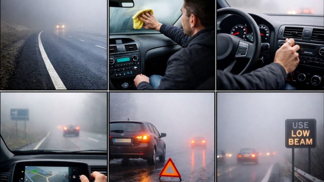 सर्दियों में फिर लौटा घना कोहरा, लंबी ड्राइव पर निकलने से पहले जानें 6 सेफ्टी टिप्स