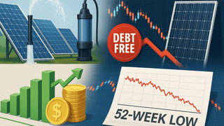 ₹359 सस्ता मिल रहा ये सोलर स्टॉक, 52-वीक हाई से 40% लुढ़का, कंपनी पर कर्ज लगभग जीरो, ऑर्डर बुक दमदार